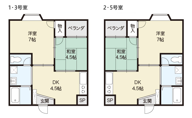コーポYAHATA　間取図