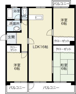 田園荘　間取図